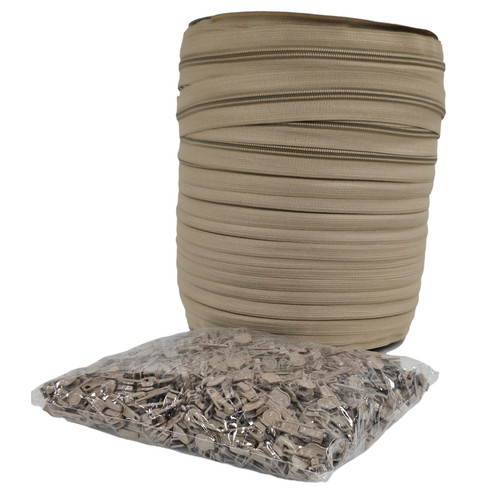 Cerniera continua beige 5 - continua,
