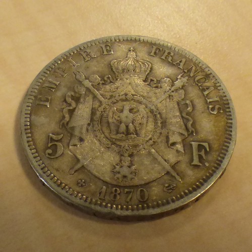 France francs 1870 bb - france, 5